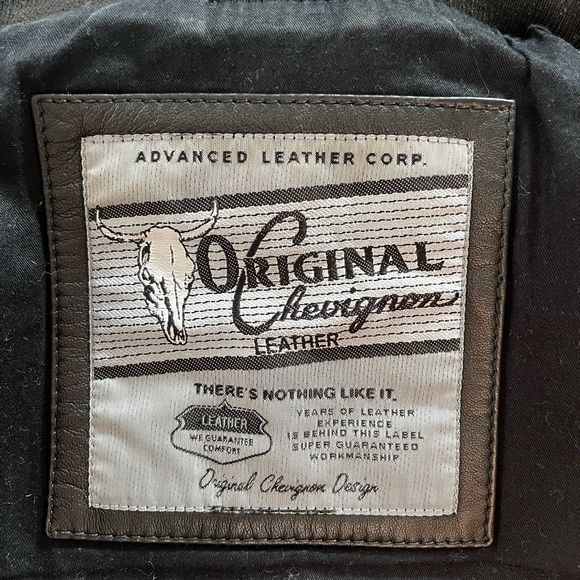 Chevignon leather jacket - Picture 6 of 10